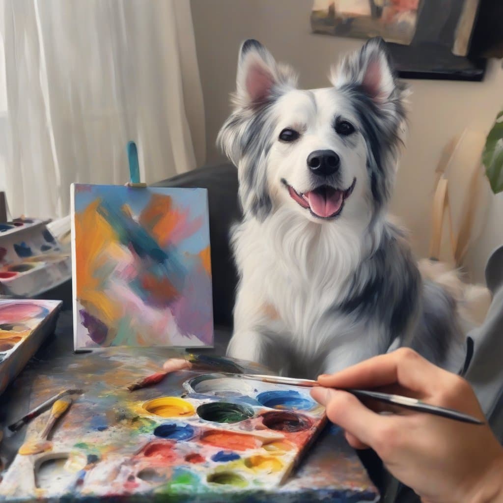 making a pet portrait