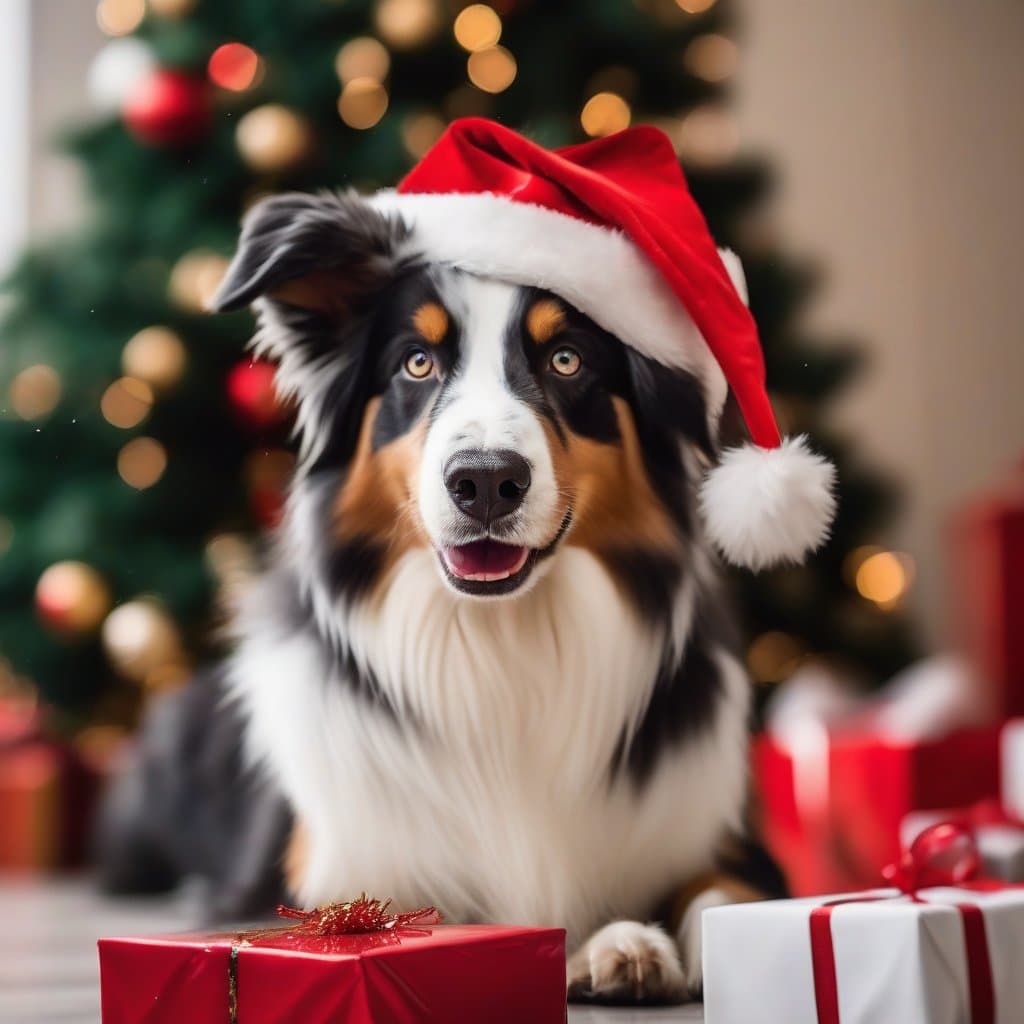 ai santa pet photo